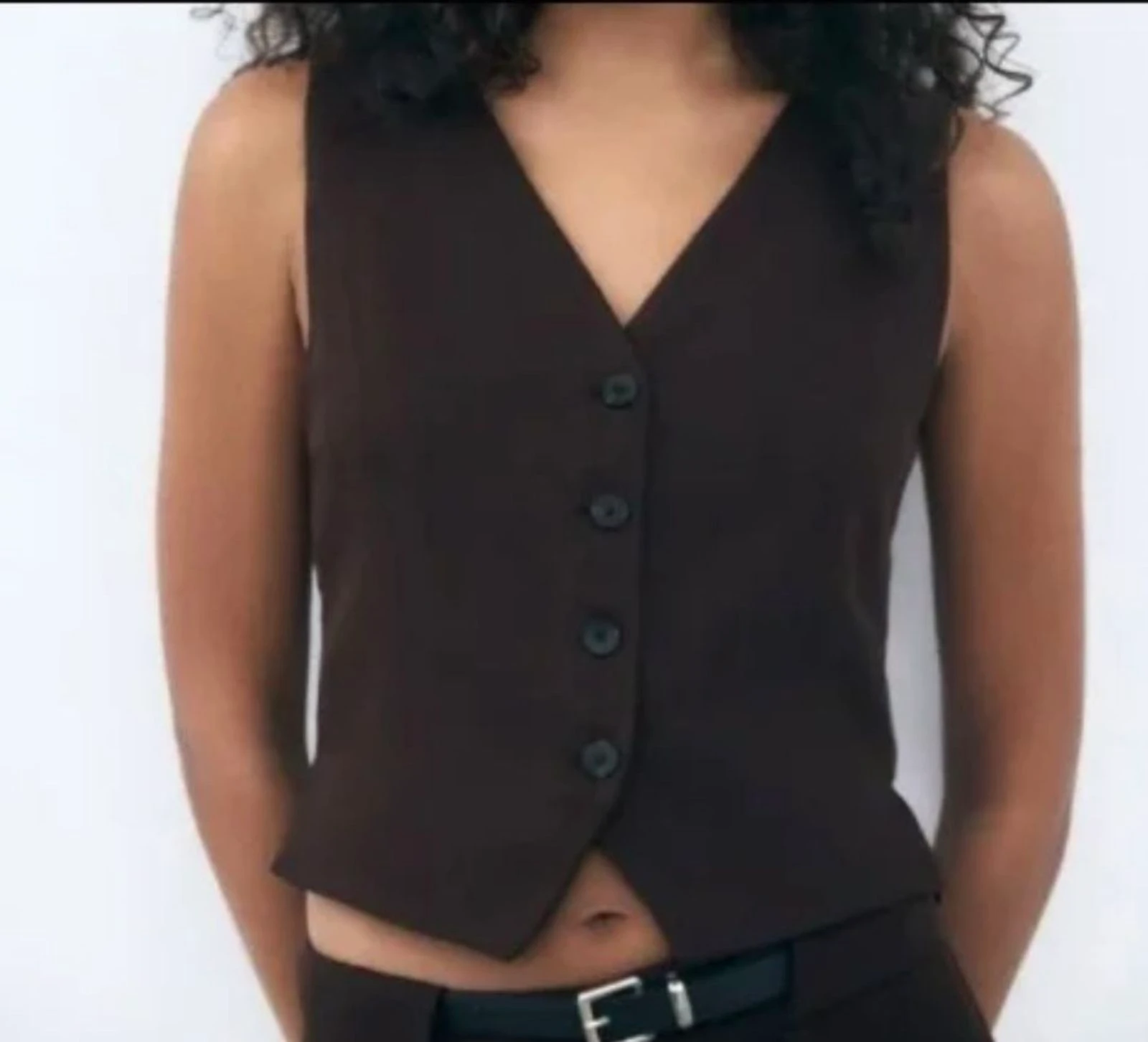 Colete Zara marrom – photo 6